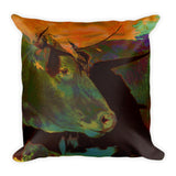 Multi-Colored Power Throw Pillow