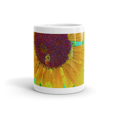 The Sunflower and The Bee Mug