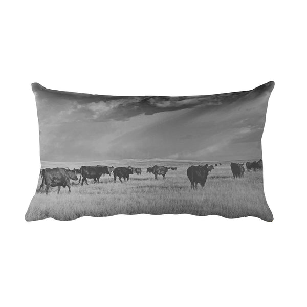 Blazing the Afternoon Trails Rectangular Pillow