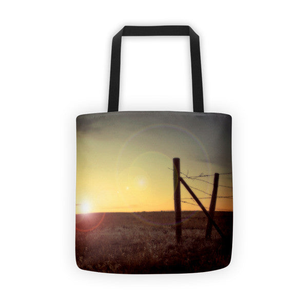 Sunset on the Prairie Tote bag