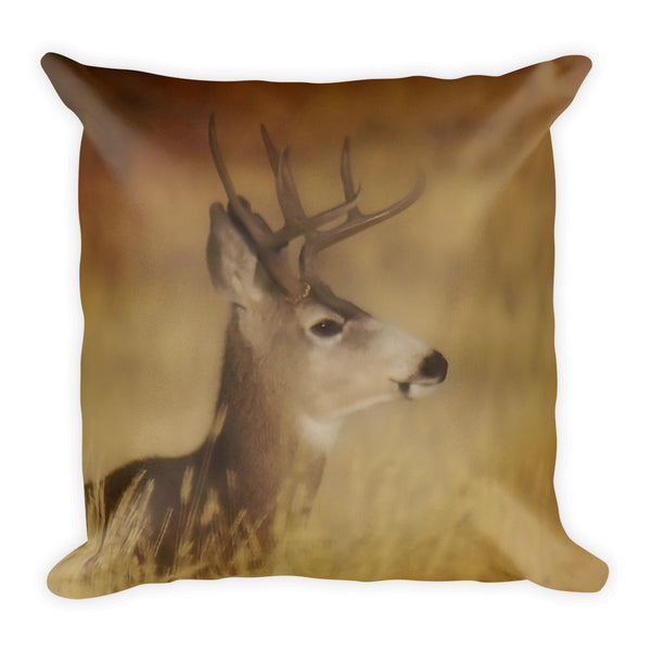 Papa Deer Throw Pillow