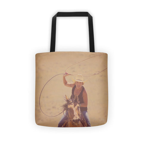 Rope 'em While They're Hot Tote bag