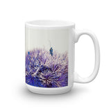 Winter Yucca in Blue Mug