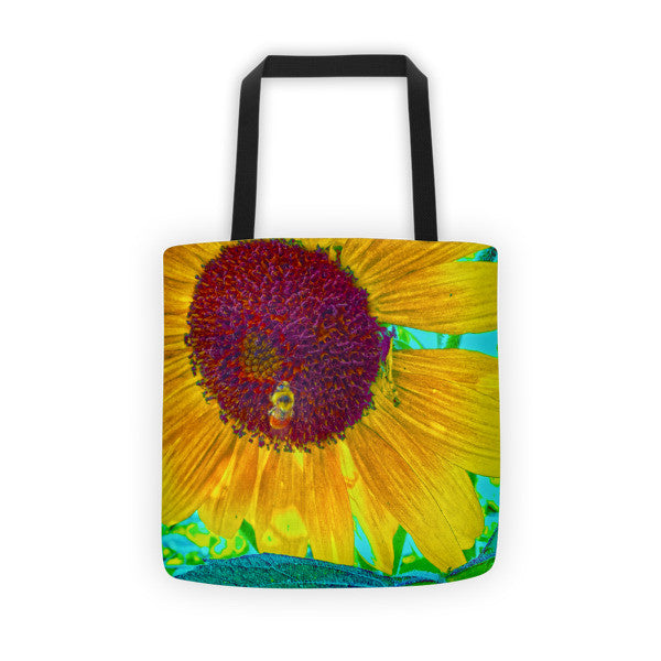 The Sunflower and The Bee Tote bag