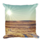 Long and Winding Road Throw Pillow