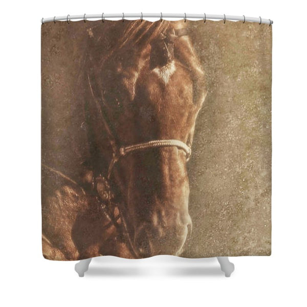 Prowess and Power Shower Curtain