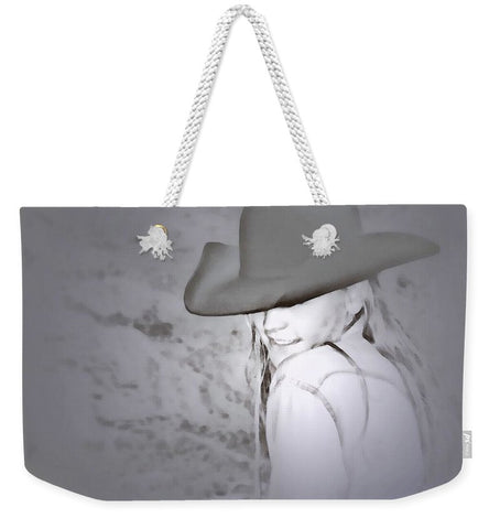 Rainy Day Cowgirl Weekender Tote bag