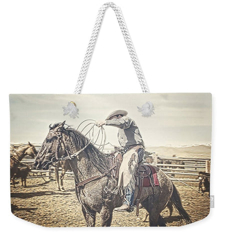 Roped and Ready Weekender Tote bag