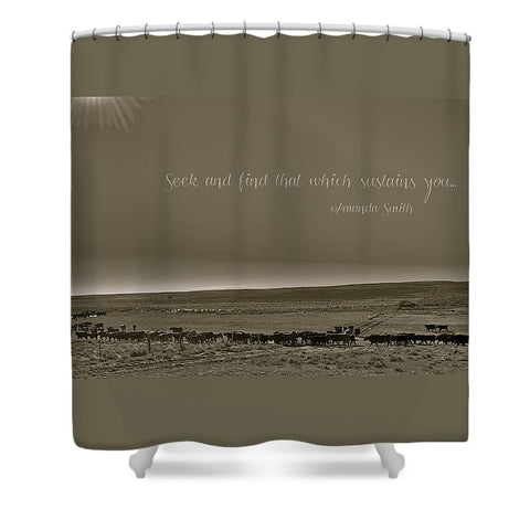 Seek and Find Shower Curtain