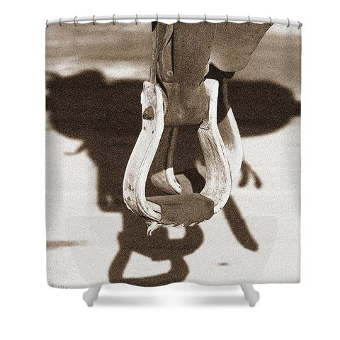 Shadow of the West Shower Curtain