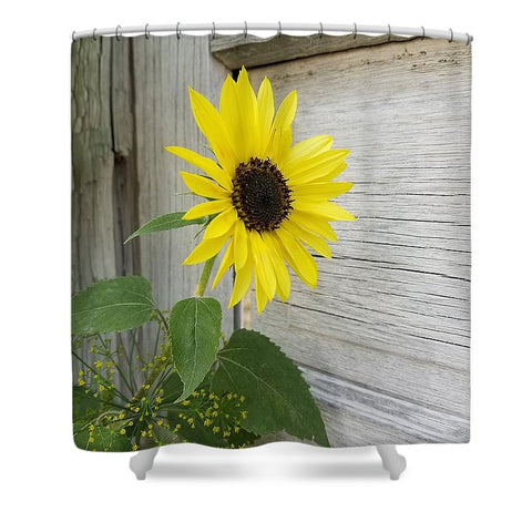 Sunflower and Dill Shower Curtain