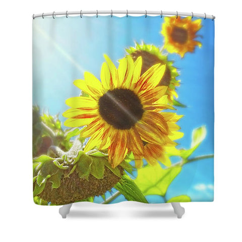 Sunflower and Sunlight Shower Curtain