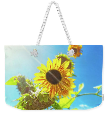 Sunflower and Sunlight Weekender Tote bag