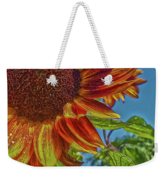 Sunflower Bonnet Weekender Tote bag