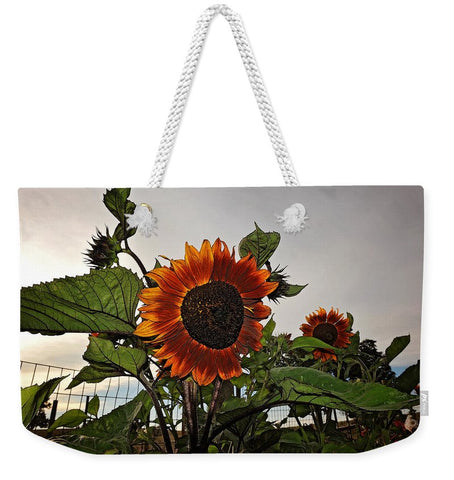 Sunflowers and Storm Weekender Tote bag