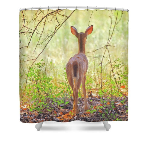 The Forest Through the Trees Shower Curtain