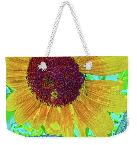The Sunflower and The Bee Weekender Tote bag