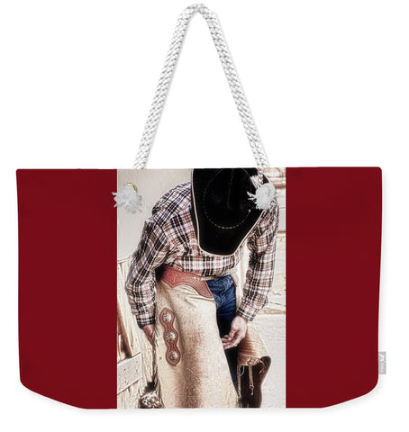 Three Crosses For The Ride HDR Weekender Tote bag