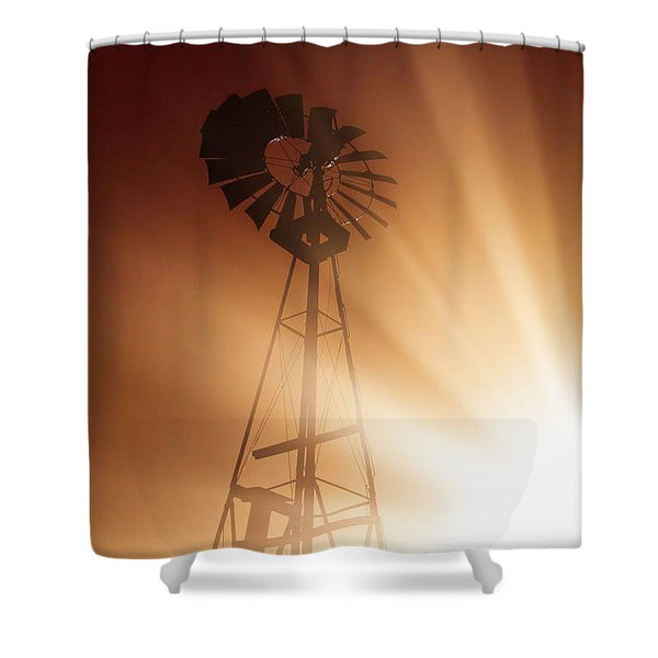 Tommy's Windmill Shower Curtain