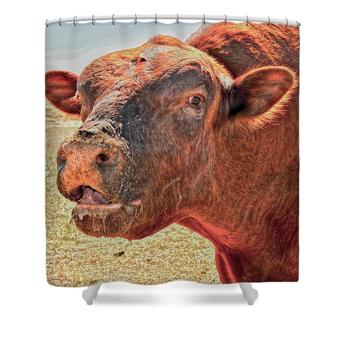 Too Close for Bull Shower Curtain