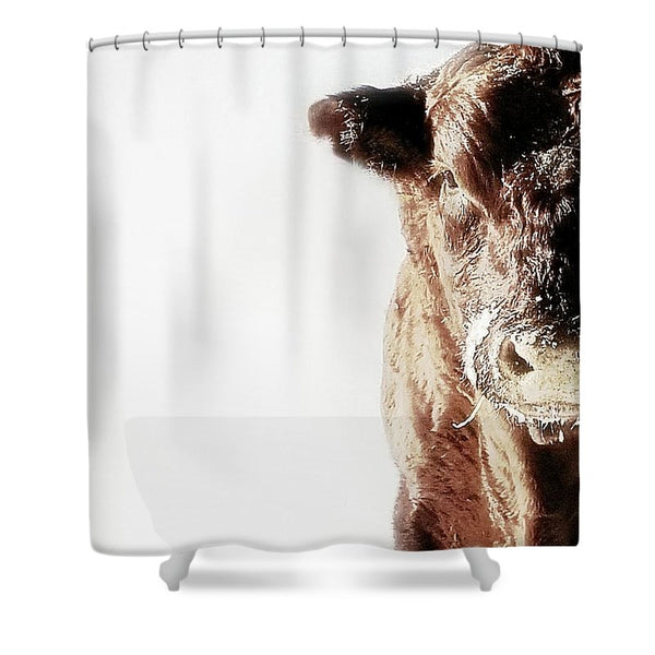 Power and Ice Shower Curtain