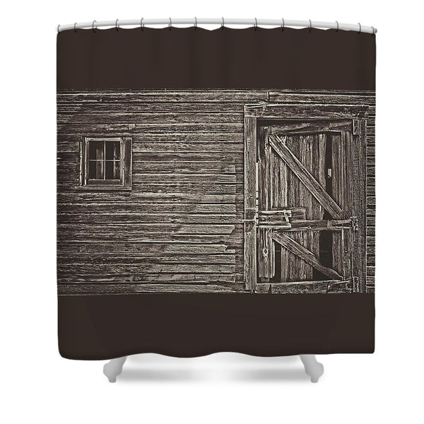 Weathered Shower Curtain