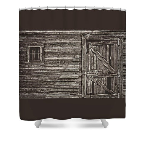 Weathered Shower Curtain